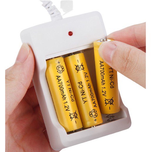 [HKL] Battery Baterai Batre Cas AA 1000 mAh AAA 600 mAh / Baterai Charger 3 Slot USB / Rechargeable Baterai