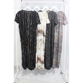 Daster Busui Bahan Rayon Premium LD 110 Homedress Dress Adem Lembut Katun Motif Kekinian Remaja Sema