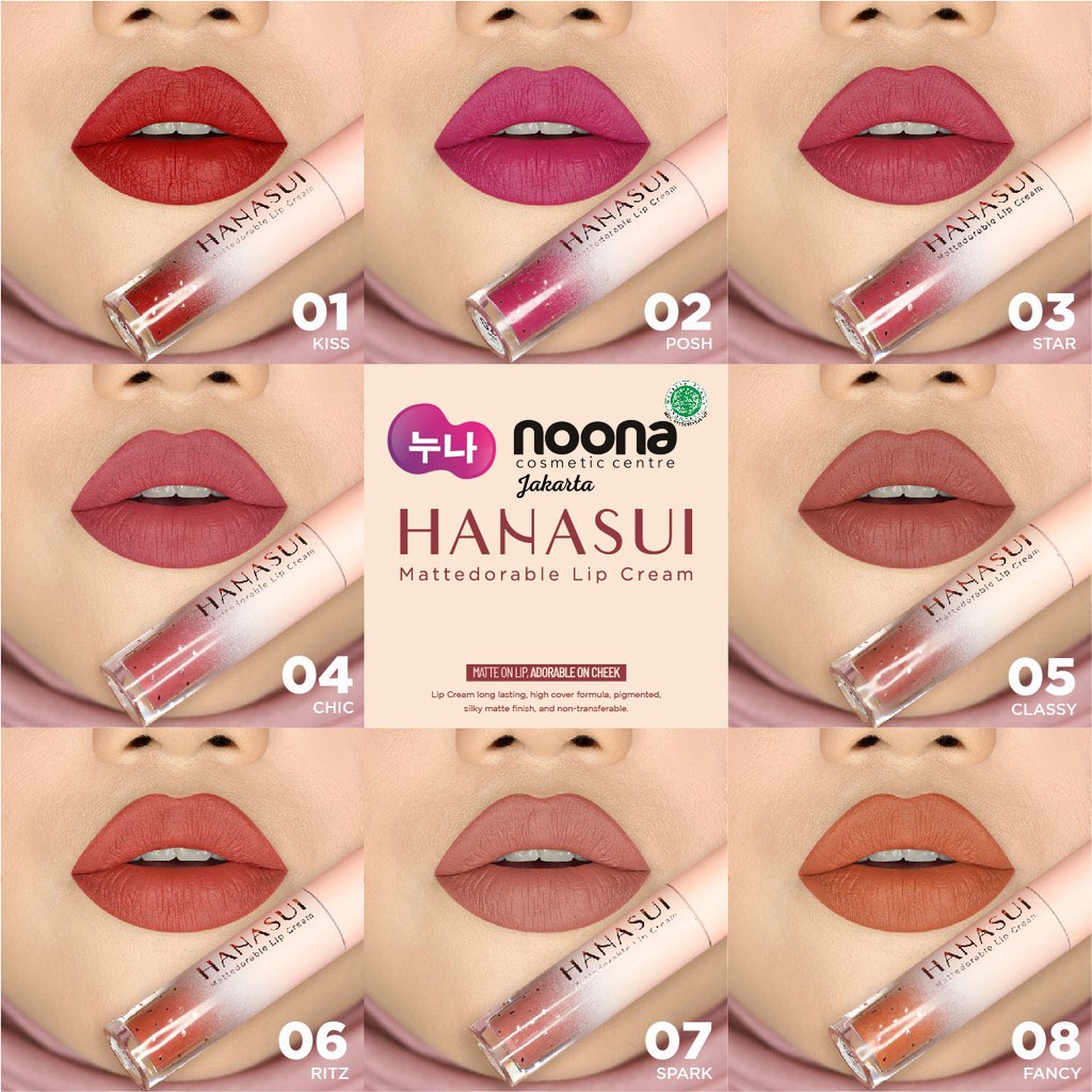 HANASUI MATTEDORABLE LIP CREAM 4GR