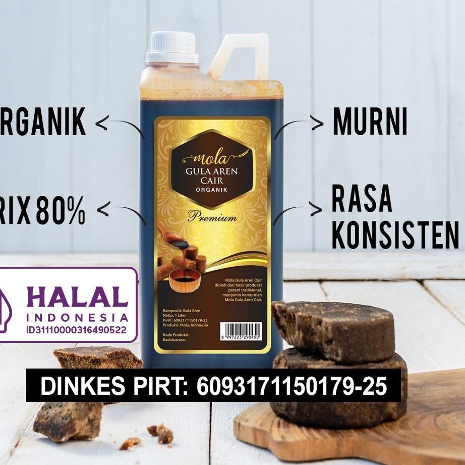 

trxB6n1M Mola Gula Aren Cair Premium Organik 1 liter