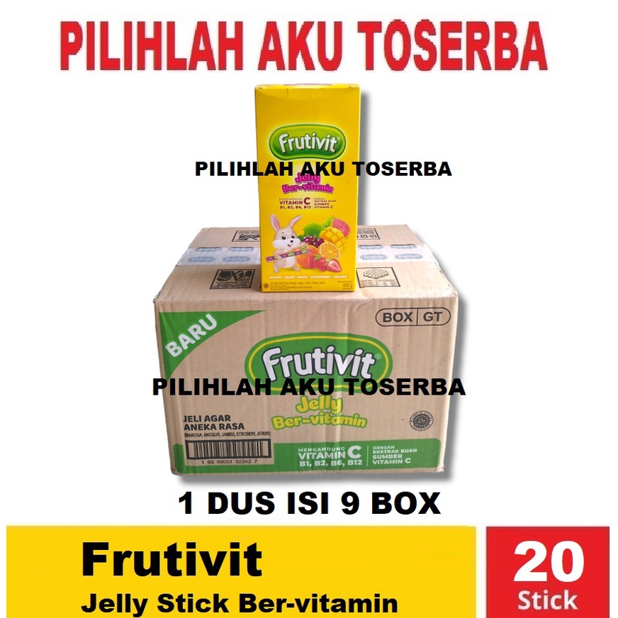 Frutivit Jelly Stick Ber-Vitamin - ( HARGA 1 DUS ISI 9 BOX )