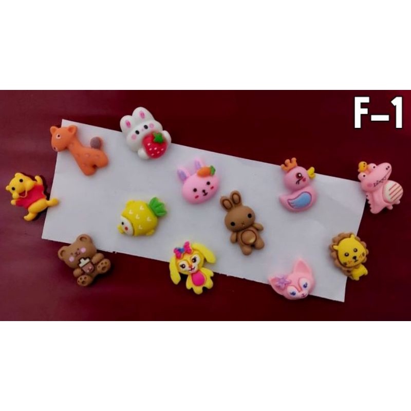 Clay Resin Tempel / Clay Resin Karakter / Clay Resin Lucu / Clay Resin Karakter Kartun / Clay Resin 