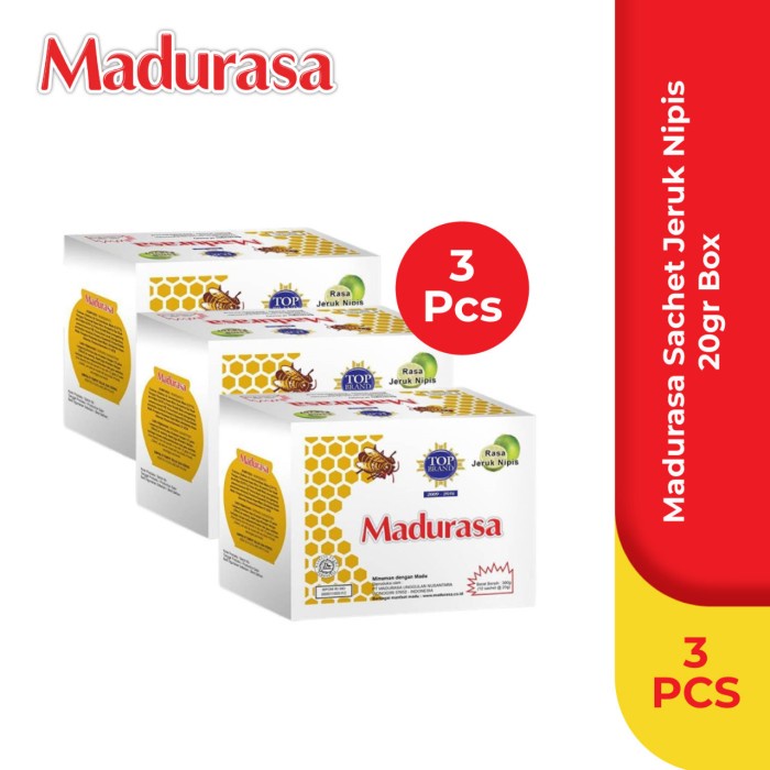 

Madurasa Sachet Jeruk Nipis 20gr x 3 Pack