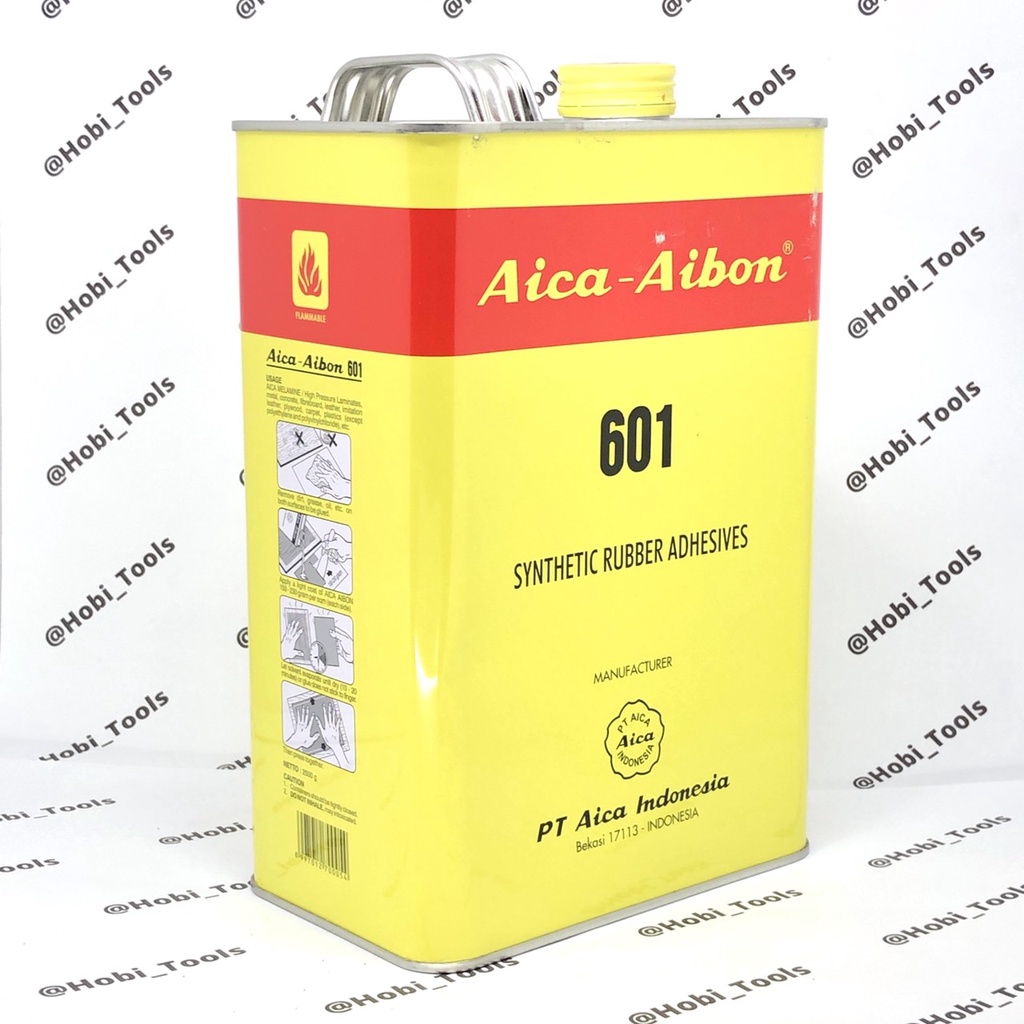 

AIBON 601 2500 G LEM KUNING KALENG GALON - LARGE AIBON GLUE 2500 GRAM