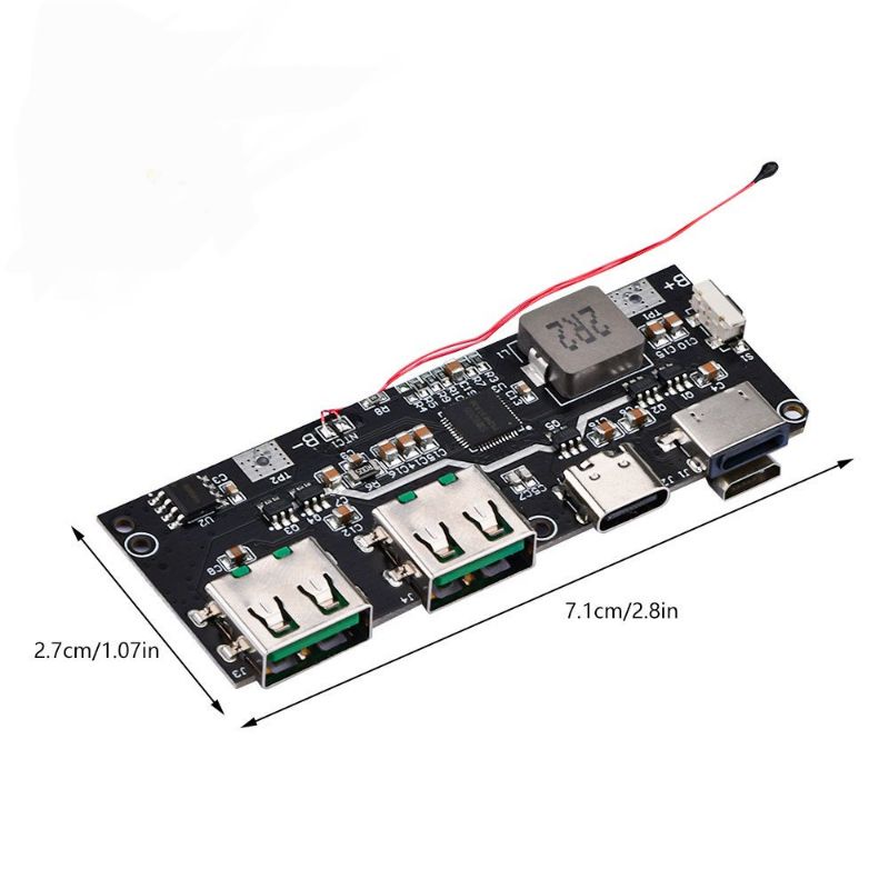 Papan Sirkuit Modul Pengisian Cepat Dua Arah 22.5W DIY