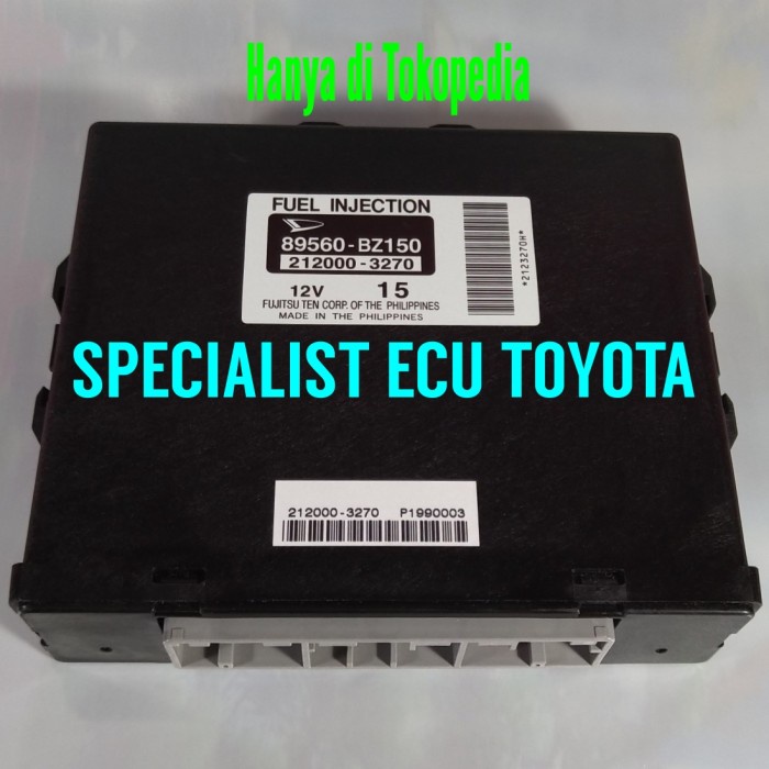 89560-BZ150 ECU Avanza/Xenia VVTI 1300cc Computer Fuel Injection Mobil
