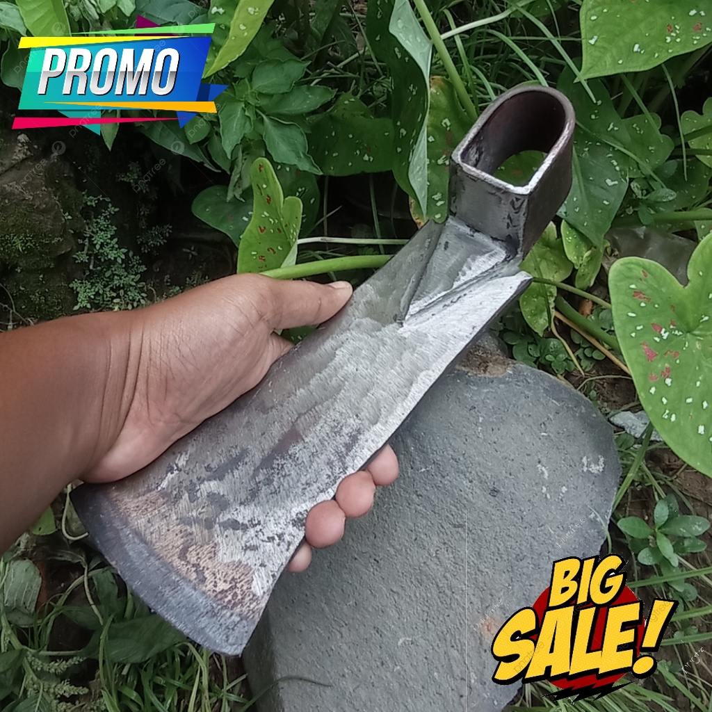 Ganco tanah baja per-ganco kuwat anti lengket-cangkul ganco serbaguna