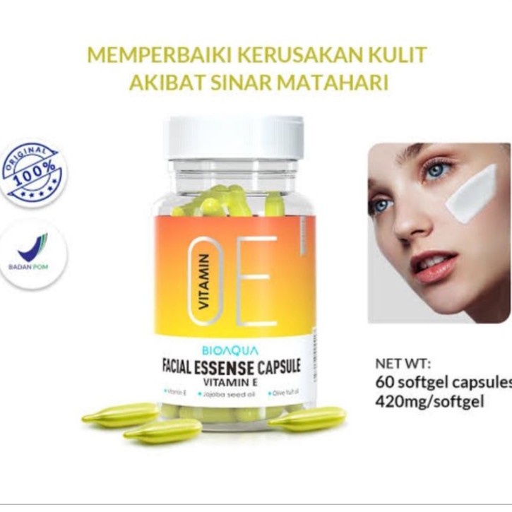 BIOAQUA VITAMIN E FACIAL ESSENCE CAPSULE