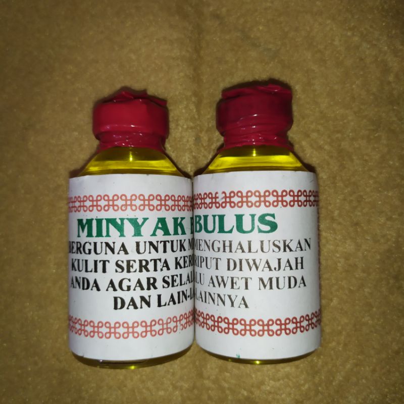 MINYAK BULUS BOTOL KACA KECIL UNTUK PRIA DAN WANITA