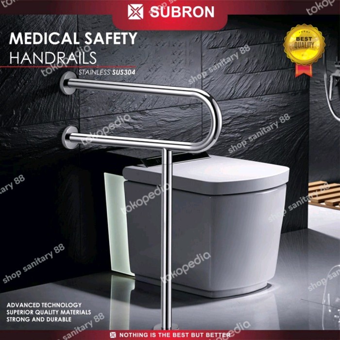 Hub Grab Bar Disability Standing Stainless