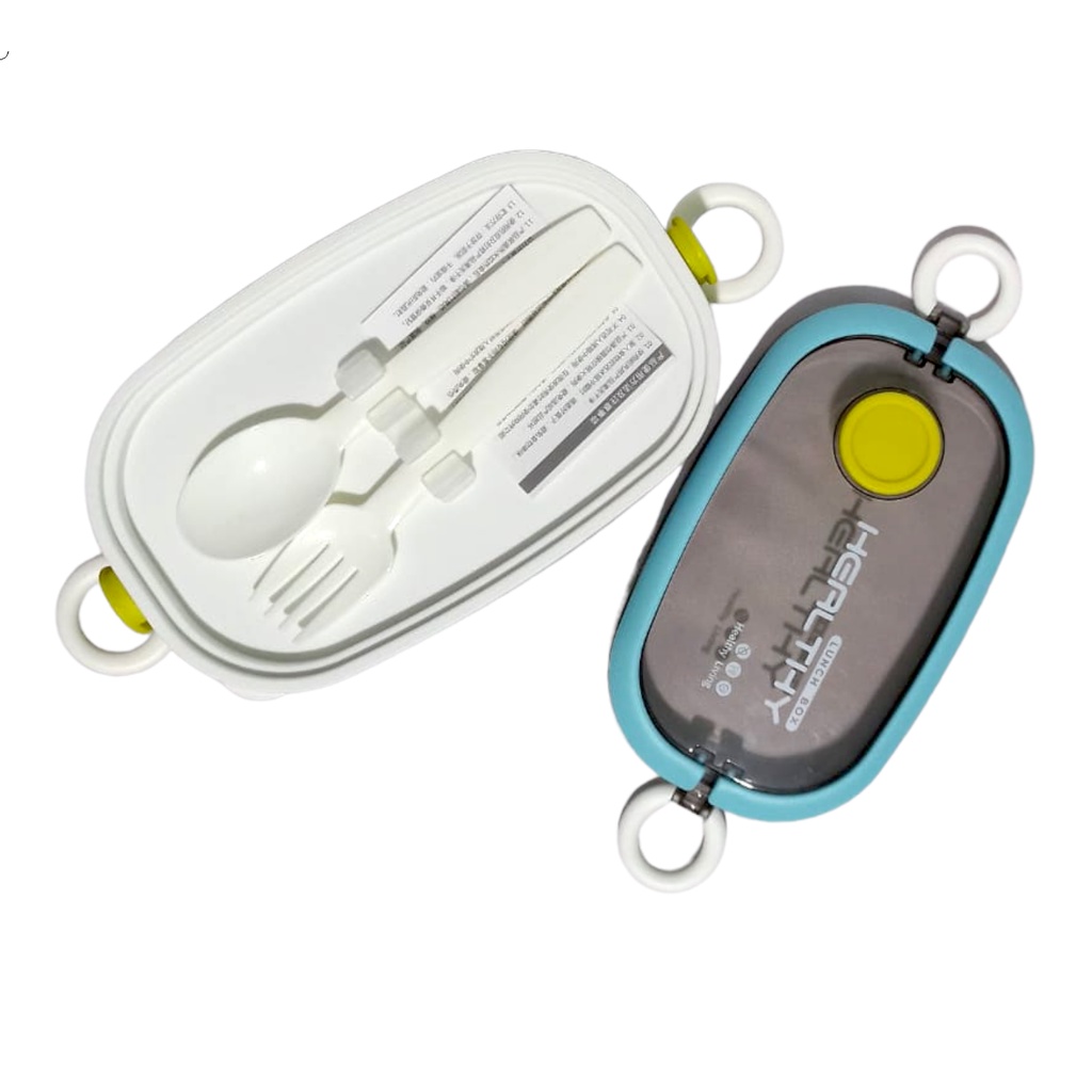 TOKO21GROSIR -- KOTAK MAKAN TERBARU TWOLAYER LUNCHBOX TEDEMEI 1600 ML KODE 8530