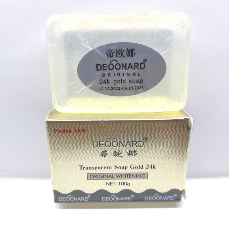 Sabun Deonard 24k Gold Soap/Sabun Deonard original whitening