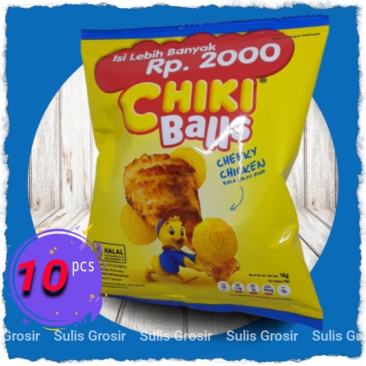 

Chiki Balls Ayam Renceng Isi 10 Pcs X 16 gr