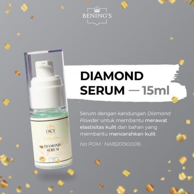 BENING'S BENING DIAMOND SERUM & PORE SERUM BY DR OKY GARANSI 100% ORIG