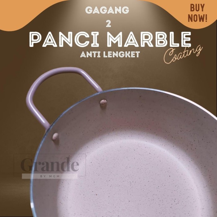 Gagang2 Panci Marble 14cm Panci susu Sauce Pot Mini Anti Lengket