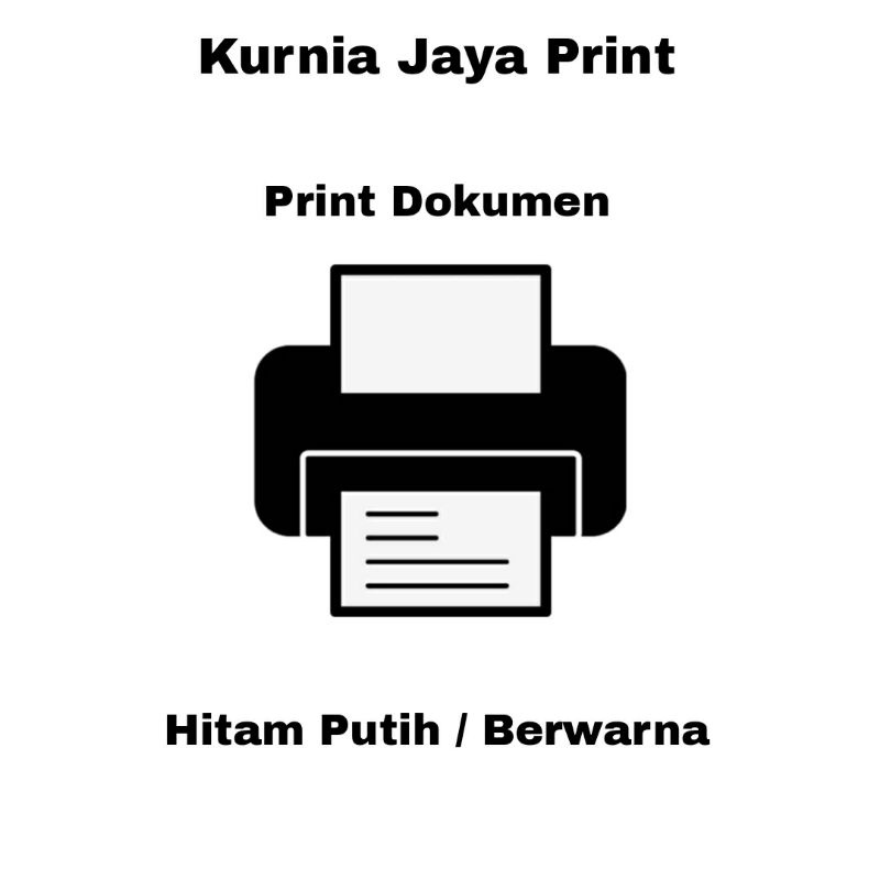 

Jasa Print Cetak Dokumen A4 Warna / Hitam Putih