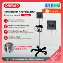 Onemed | Tensimeter Aneroid 200 Mobile With Troley | Tensi + Trolley