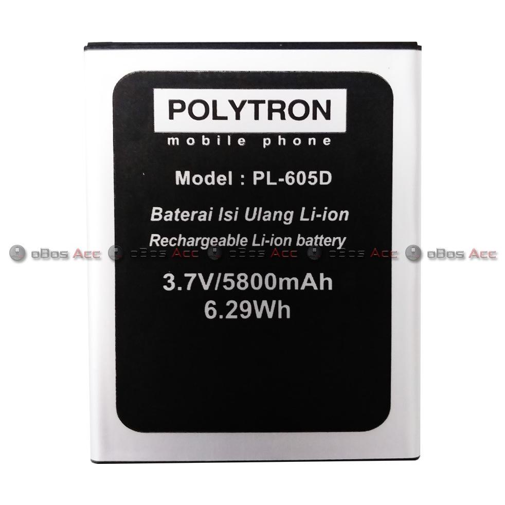 Terbaik Baterai Polytron Rocket S2 R2457 PL-6Q5A PL6Q5A Double Power Batre Batrai HP 