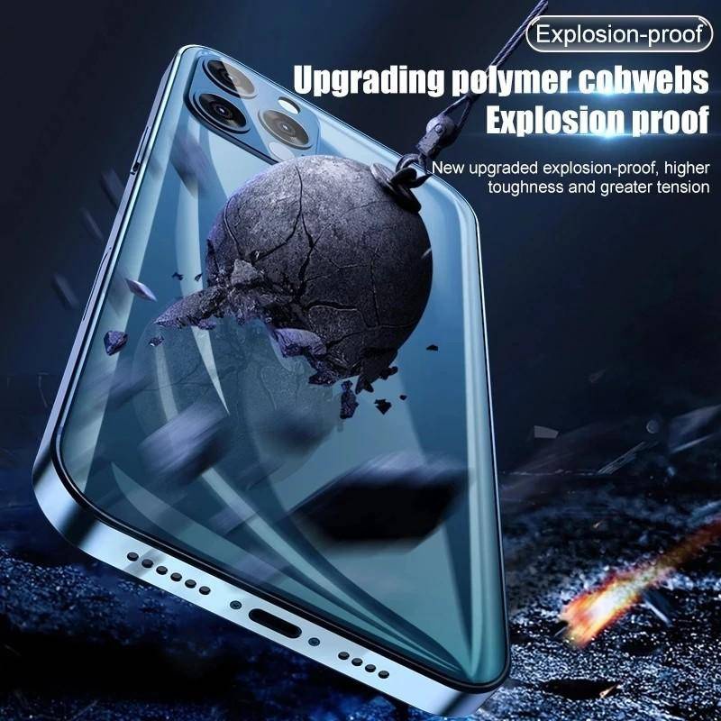 IPHONE Film Hydrogel 3-in-1 Full Cover Untuk Iphone6 6s 78 Plus Se2020 2022 X Xs XR Max Pelindung Layar Kaca Kamera