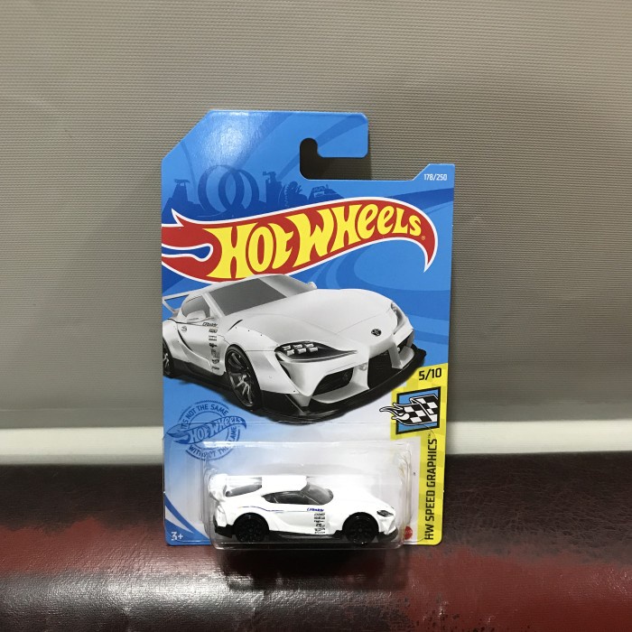 Hotwheels 20 Toyota Gr Supra Putih #Bergaransi