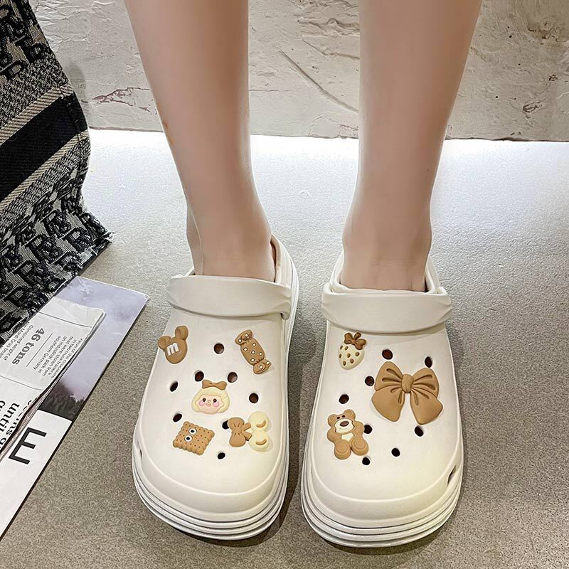 CUCI GUDANG GROSIRTAS TG0976 Sandal Selop Wanita Platform Bear Lucu/Sandal Kodok Baim Wanita Import