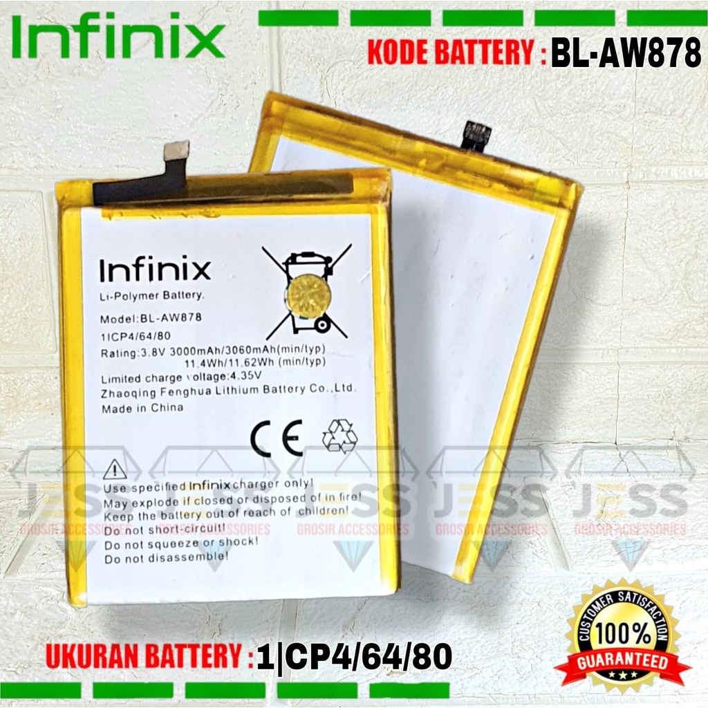 Baterai Battery Original INFINIX SMART X5010 , BL-AW878 BL AW878 - Putih