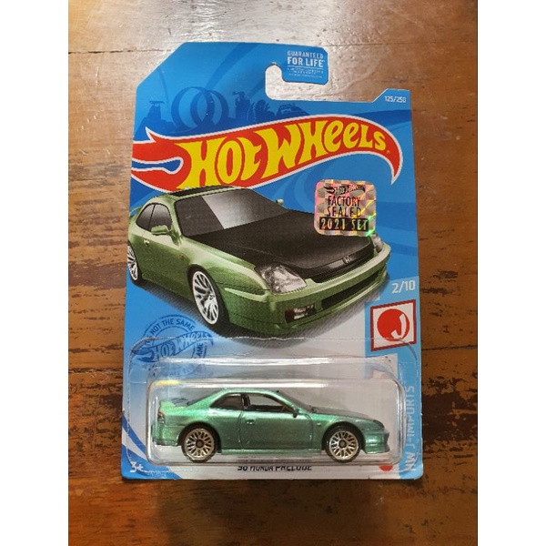 hotwheels 98 honda prelude recolour warna hijau fs2021