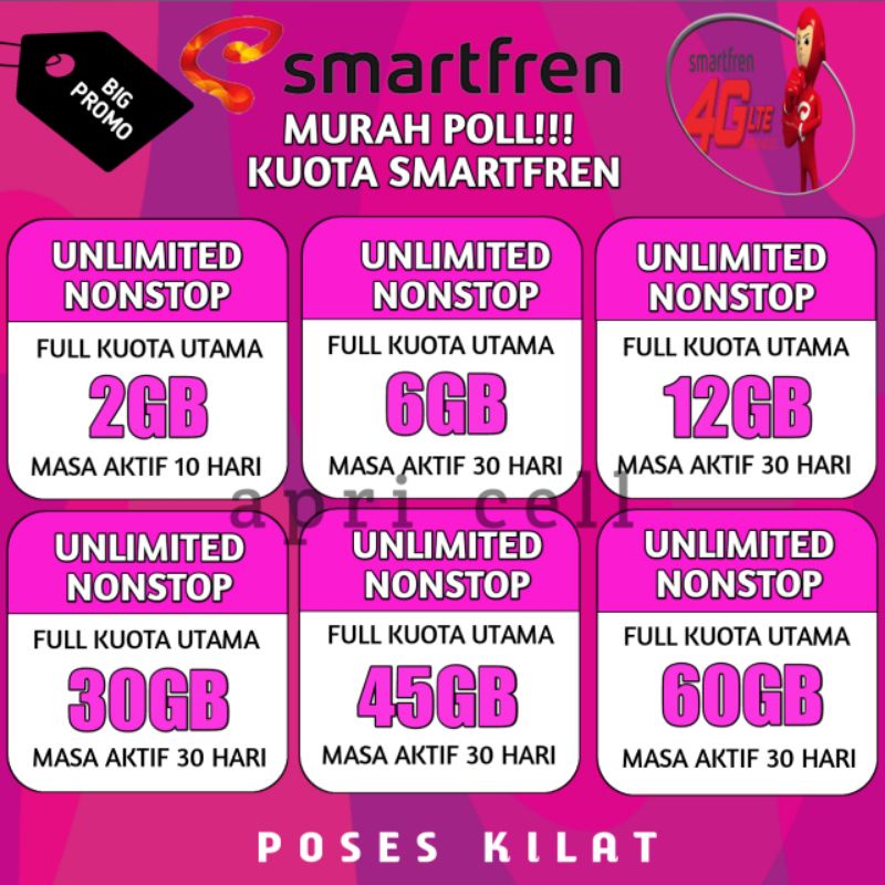 TERMURAH Kuota Smartfren Unlimited Nonstop