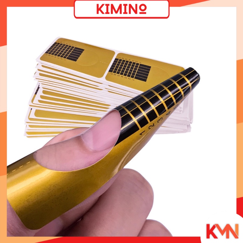 KMN Cetakan Kuku Extension Nail Art Form Gel Extension Acrylic Kertas Form Bentuk Sambung Kuku NailArt Pedicure