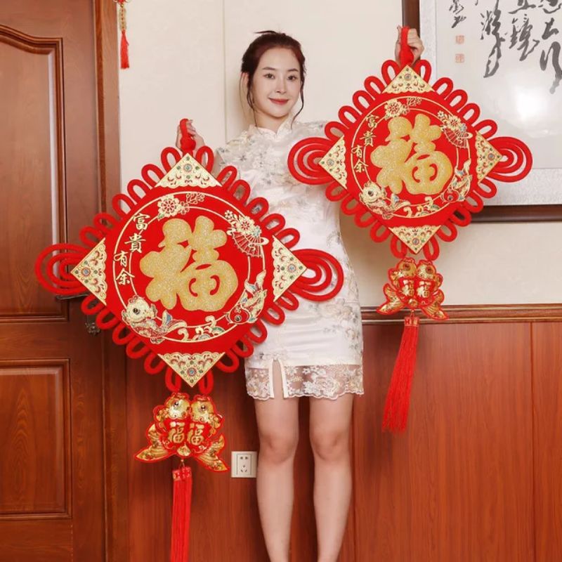 Chinese KNOT PREMIUM Gantungan Dekorasi Tahun Baru Imlek 30 / 40CM