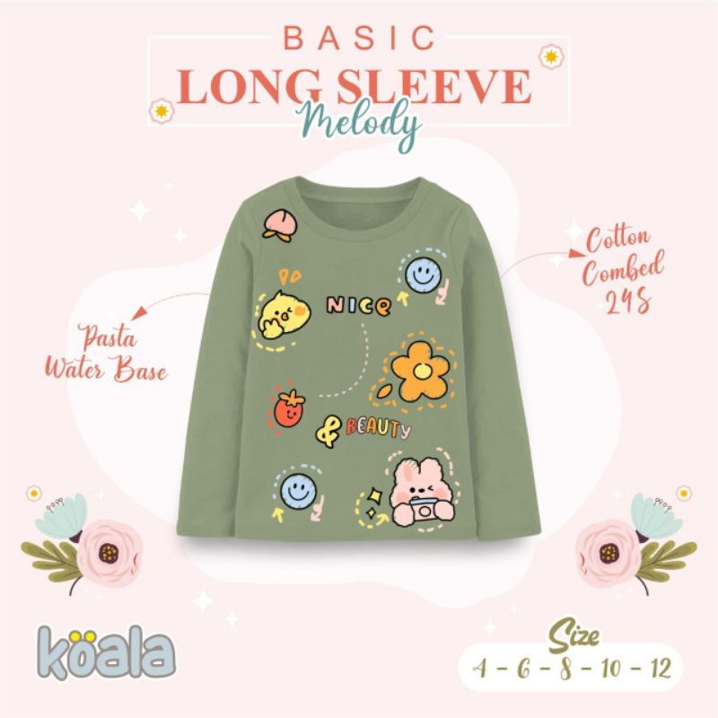 Kaos Lengan Panjang Koala Longsleeve Melody Anak