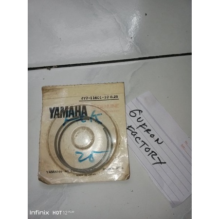 ring piston RX king oversize 25 original japan