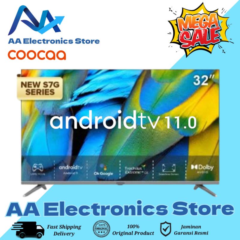 COOCAA 32S7G LED TV 32 INCH SMART ANDROID TV DIGITAL TV