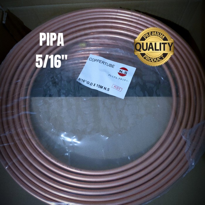 PIPA TEMBAGA 5/16 NS 1METER