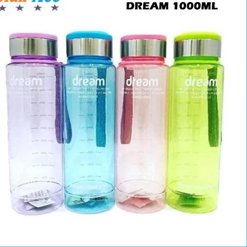 PUJ157 Botol Minum My Dream 1000ML My Bottle Dream Infused Water 1 Liter |||