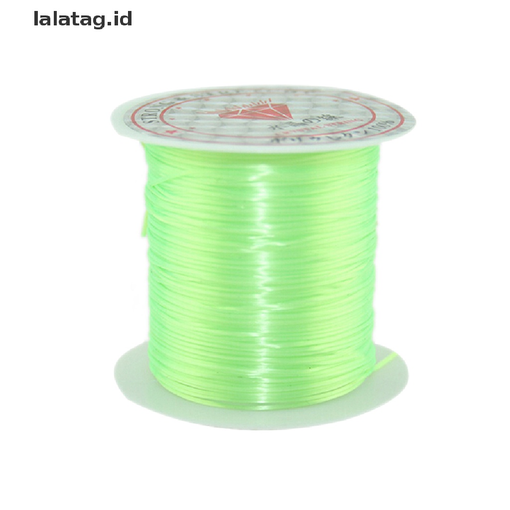 [lalatag] 10m Tali Elastis Stretch Kuat Wire rope Gelang Kalung String Manik 0.5mm, [ID]