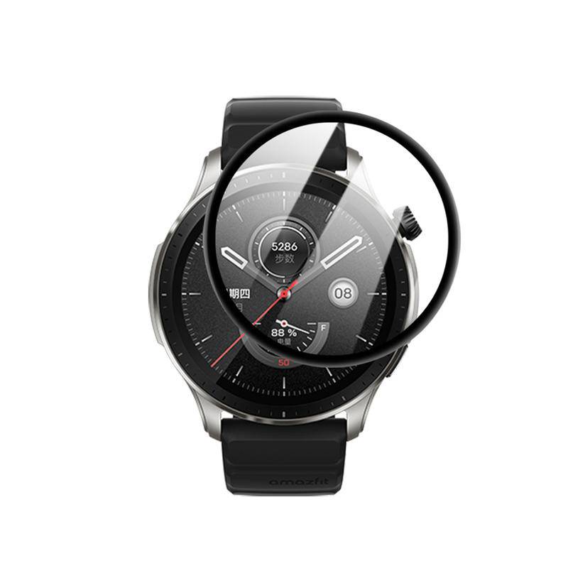 Hd Curved Edge Film Untuk Huami Amazfit Gts3 2 4 Mini GTS2 2E Pelindung Layar Anti Gores Untuk Huami Amazfit GTR2 2E GTR3 Pro Bukan Kaca