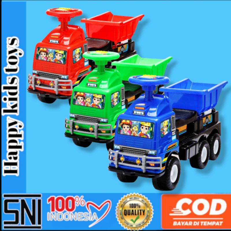 Mainan truk dorong anak bisa di naiki Shp ht 661