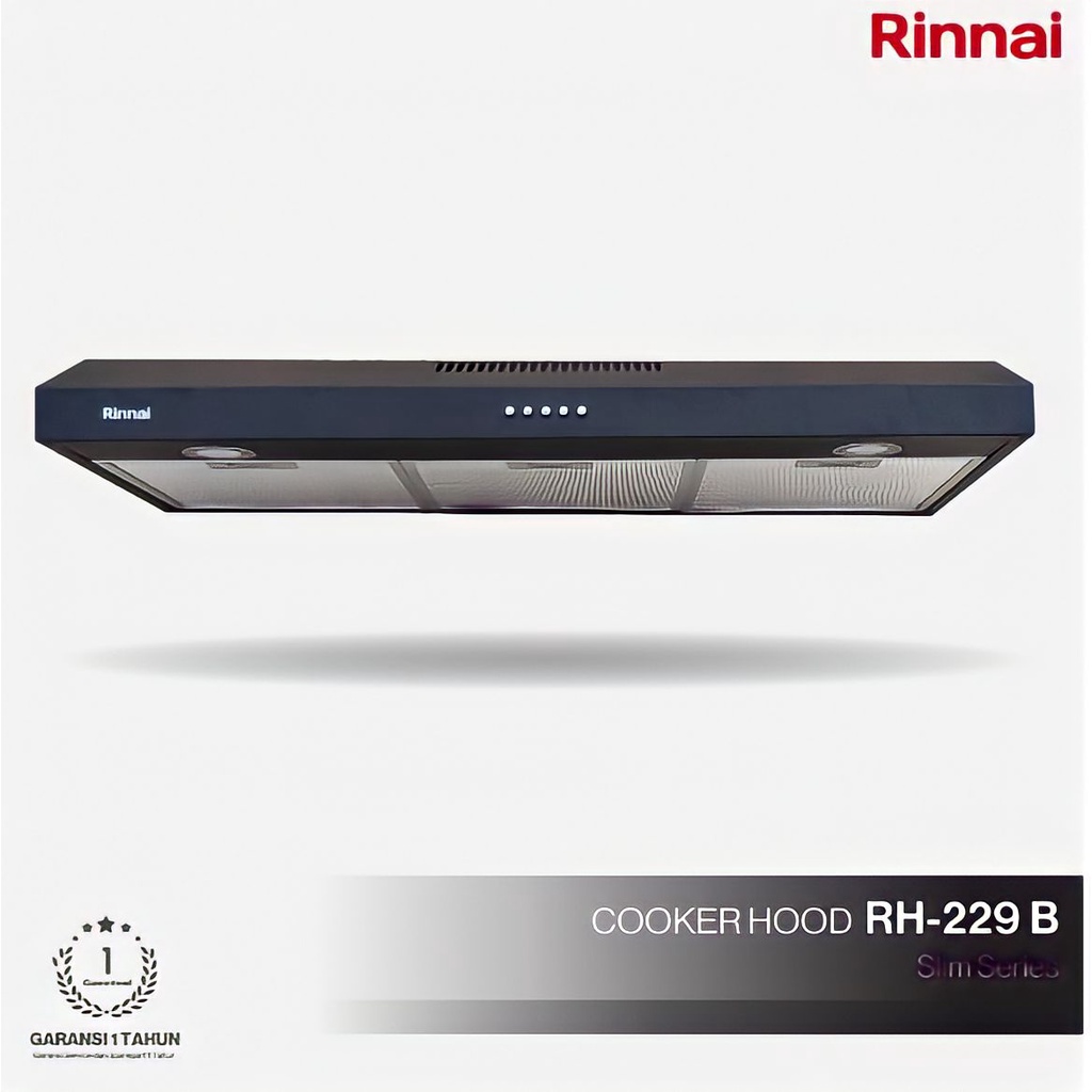 Rinnai RH-229SS RH 229 SS Slim Cooker Hood 90cm Stainless Steel