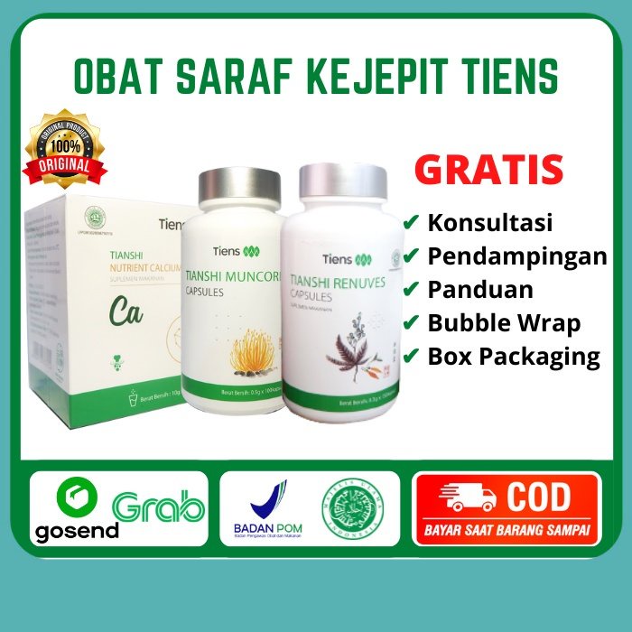 PAKET PRODUK TIENS UNTUK OBAT SARAF TERJEPIT KEJEPIT