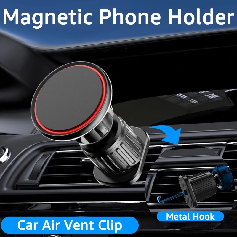 Universal Magnet Car Handphone Holder Multifungsi360 ° Rotatable Air Vent Outlet Mounted Phone Stand Braket Ponsel Mobil Aksesoris Mobil