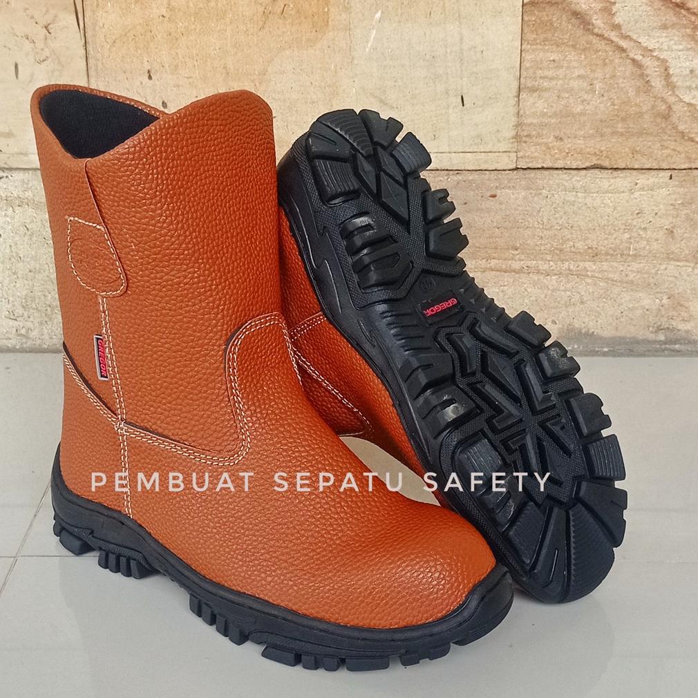 BAYAR DITEMPAT Sepatu Safety Shoes Septy Boot KING Shoes SKN Kulit Sunkis Impor