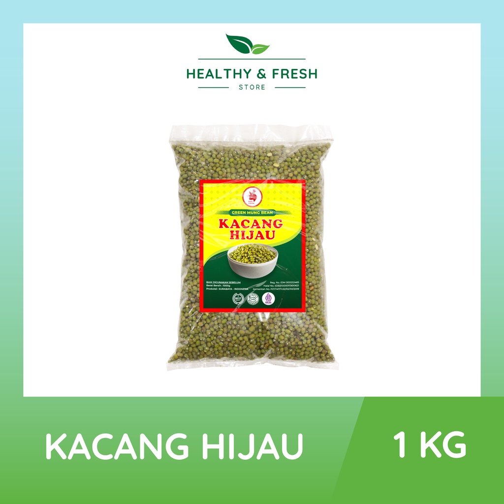 

Kacang Hijau kemasan 1kg Cap Ratu Udang