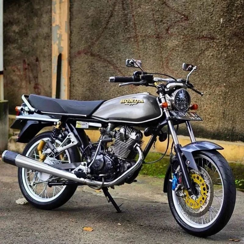 Knalpot kleper pedes sumer & kleper standar ori buat mesin motor CB GL MP TIGER