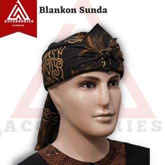 RK Iket Blankon sunda dewasa & anak tradisional model tutup udeng batik topi cowok