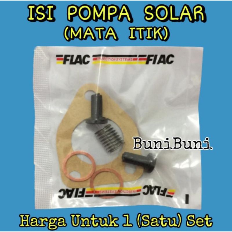 Isi / Klep Pompa Solar - Valve Feed Pump Kit / Mata Itik Pompa Solar Truk Colt Diesel PS100 PS120 Ragasa PS135 (1 Set)