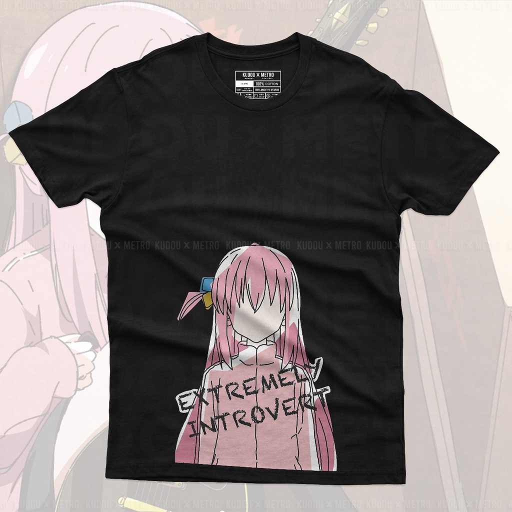 Tshirt Bocchi Xtreme Introvert Anime Manga Hitori Gotoh Bocchi the Rock! Premium Unisex