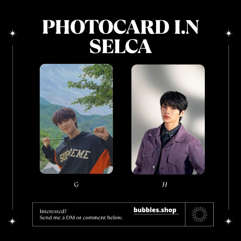 PHOTOCARD UNOFFICIAL I.N STRAYKIDS SELCA