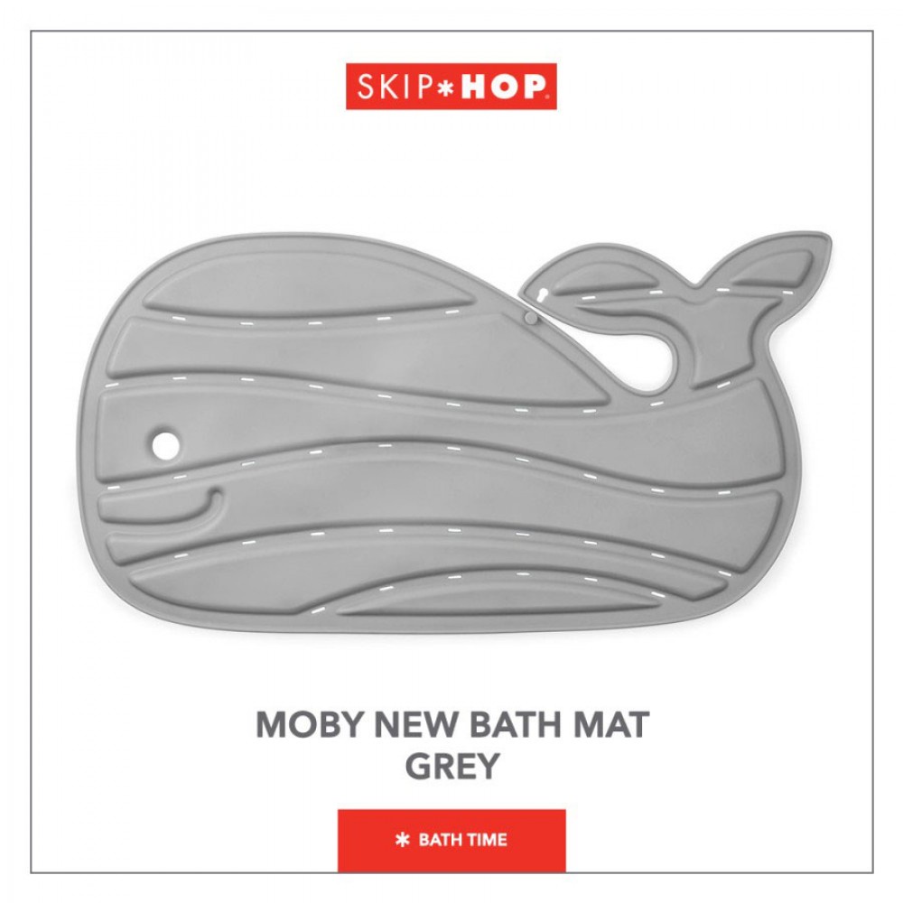 Skip Hop Moby Bath Mat / Alas Kamar Mandi Anti Licin - Blue Whale