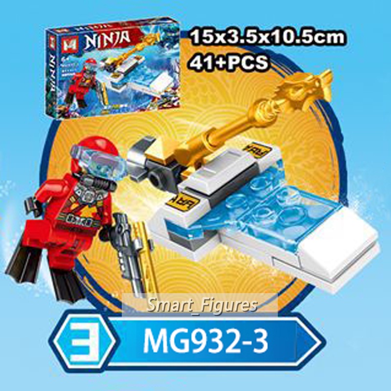 Minifigures Ninjago Masters of Spinjitzu Submarine Partikel Kecil Blok Bangunan Submarine Mainan Hadiah Bagged